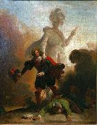 Alexandre-Evariste Fragonard Don Juan and the statue of the Commander France oil painting artist